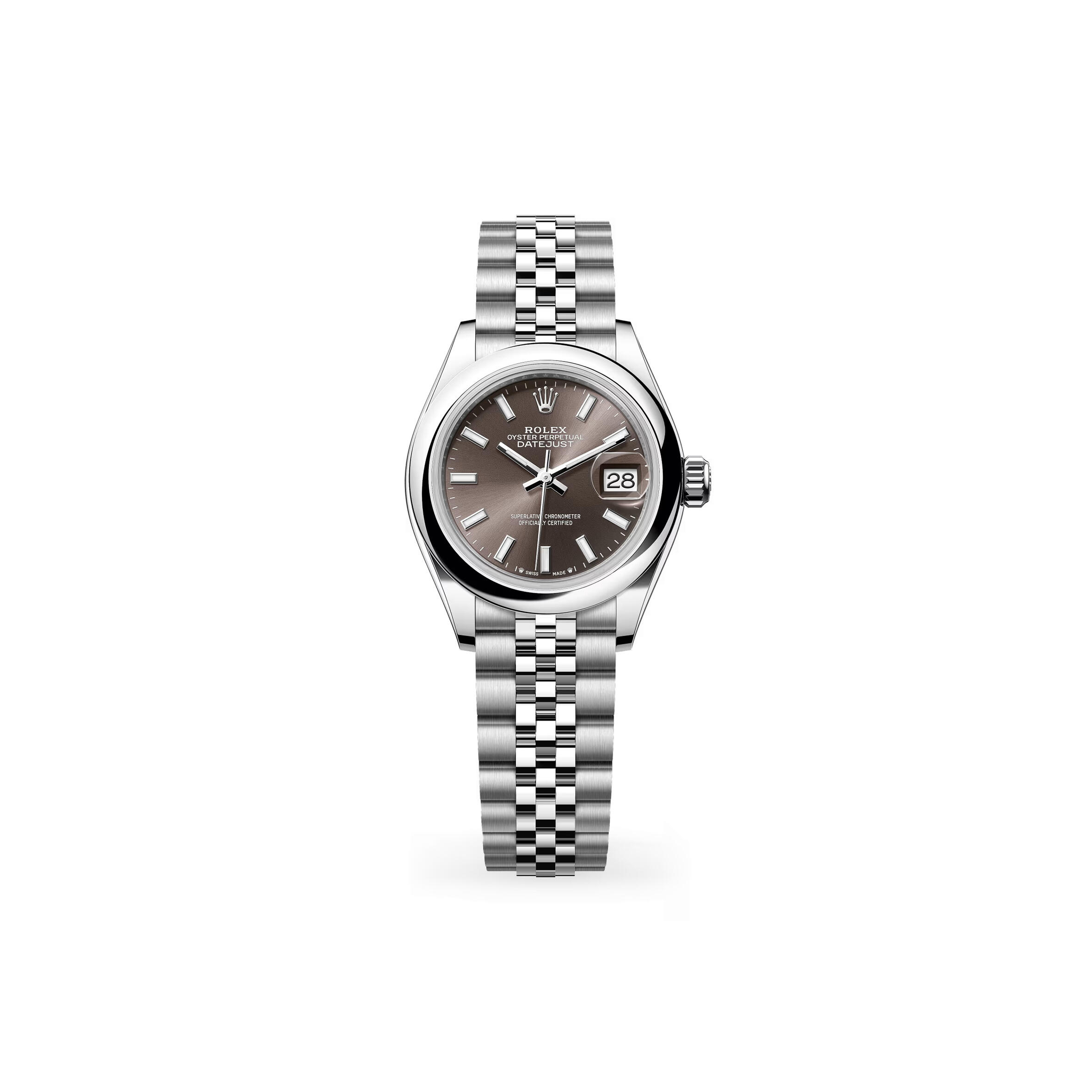 R01ex lady-datejust oyster, 28 mm oystersteel 279160